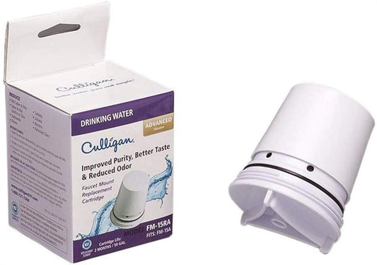 Culligan FM-15RA Replacement Water Filtration Cartridge Extra Long Filter Life Fits Faucet Mount Filter FM-15A 1 Filter