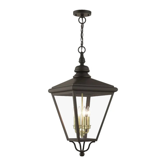 Livex Lighting - Adams - 4 Light Extra Large Outdoor Pendant In Traditional