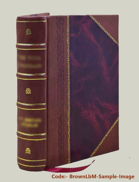 Foundry. v.29-30 1906-1907. Volume 29-30 1907 [Leather Bound]