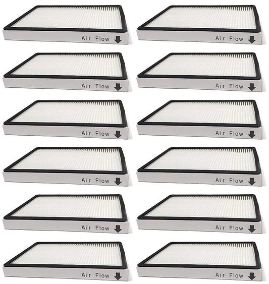 Nispira HEPA Replacement EF-1 Filter Compatible with Sears Kenmore 53295 Media Vacuum Cleaner Exhaust and Panasonic Upright Canister. Compared to Part 86889, 12 Units