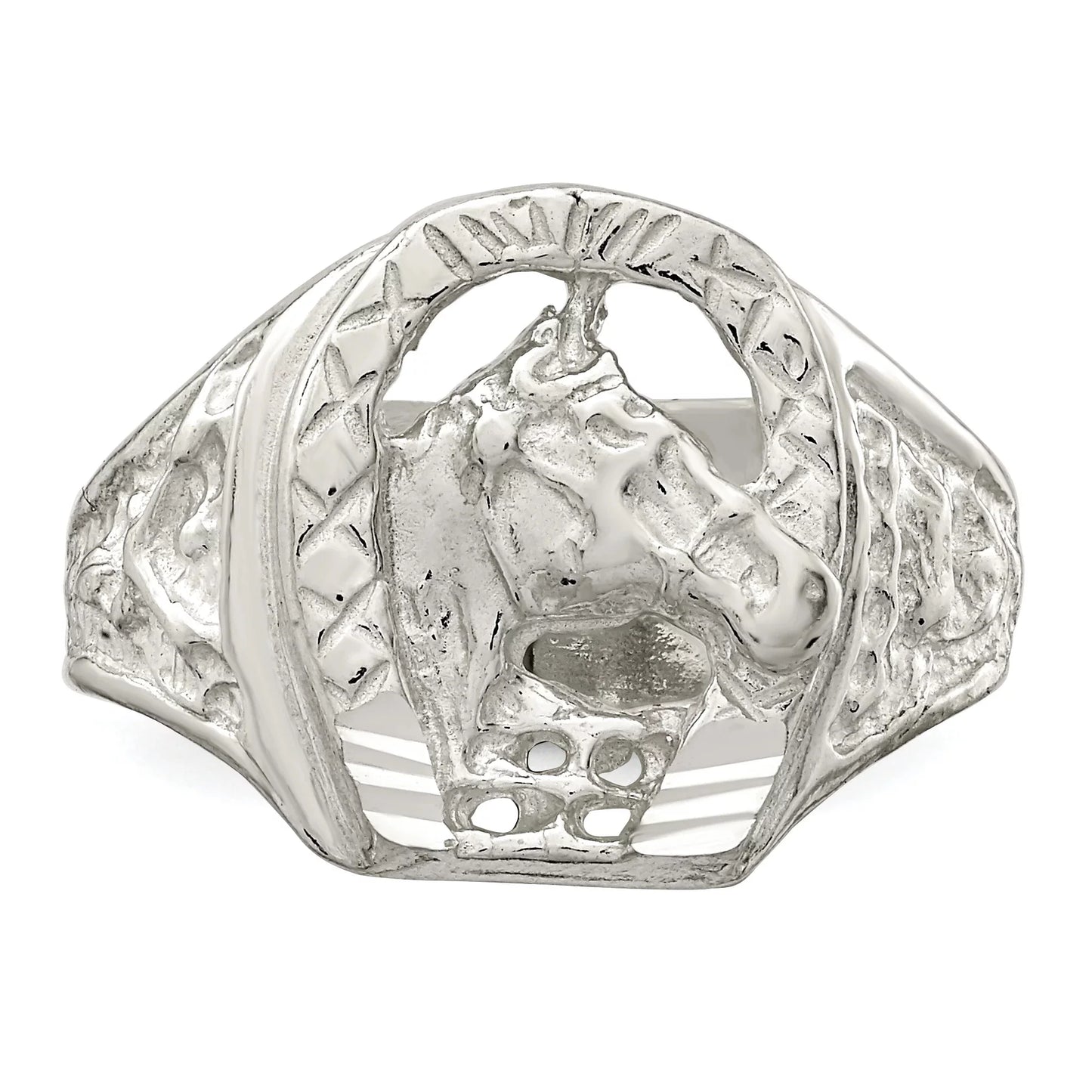 Sterling Silver Horseshoe Ring