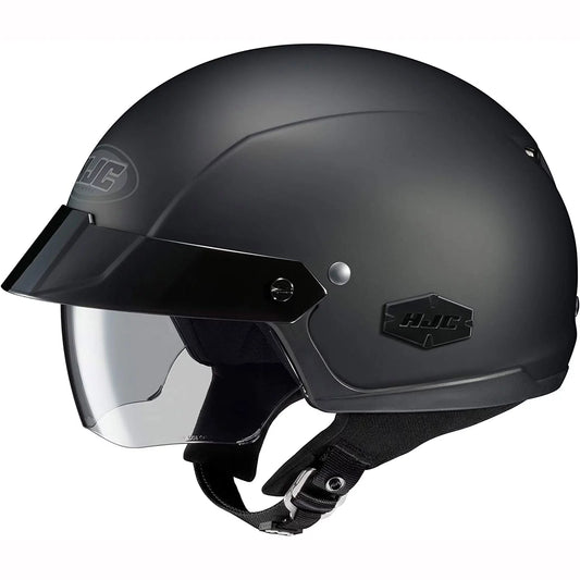HJC IS-Cruiser Solid Motorcycle Half Helmet Matte Black XL