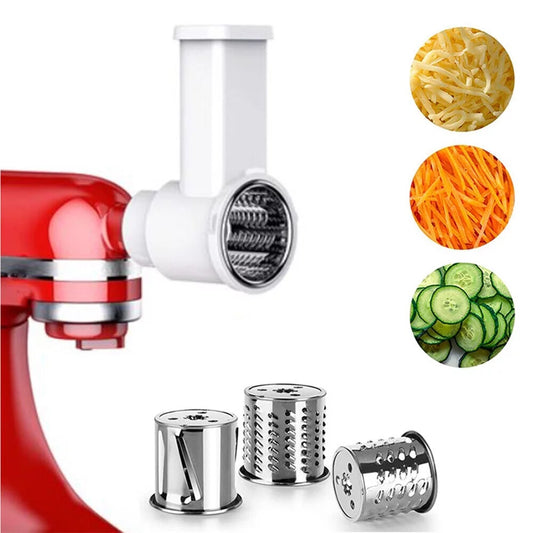 JahyShow KitchenAid 3-in-1 Fresh Prep Slicer/Shredder Attachment - Effortless Food Preparation