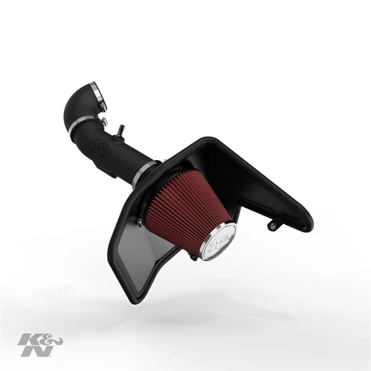 K&N Cold Air Intake Kit: High Performance, Guaranteed to Increase Horsepower: 2011-2015 Chevy Camaro, 3.6L V6,63-3078