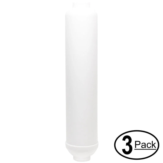 3-Pack Replacement for MaxWater 101094 Inline Filter Cartridge - Universal 10-inch Cartridge for MaxWater 7 stage portable alkaline REVERSE OSMOSIS SYSTEM - Denali Pure Brand