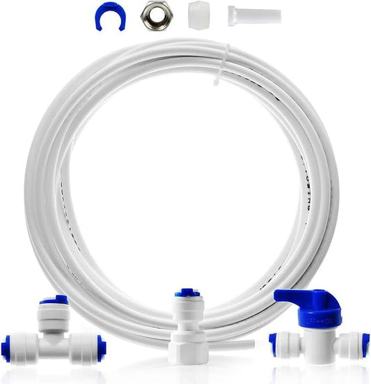 iSpring ICEK Ultra Safe Fridge Water Line Connection and Ice Maker Installation Kit for Reverse Osmosis RO Systems & Water Filters, 1/4, 20 feet