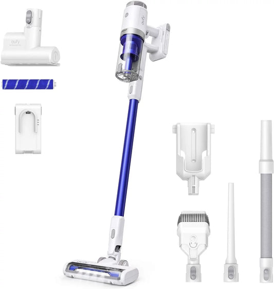 Open Box eufy by Anker HomeVac S11 Infinity, Cordless Stick Vacuum Cleaner - White/Blue