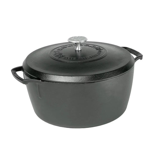 Lodge Blacklock Dutch Oven - 5.5 Quart Cast Iron Pot with Lid