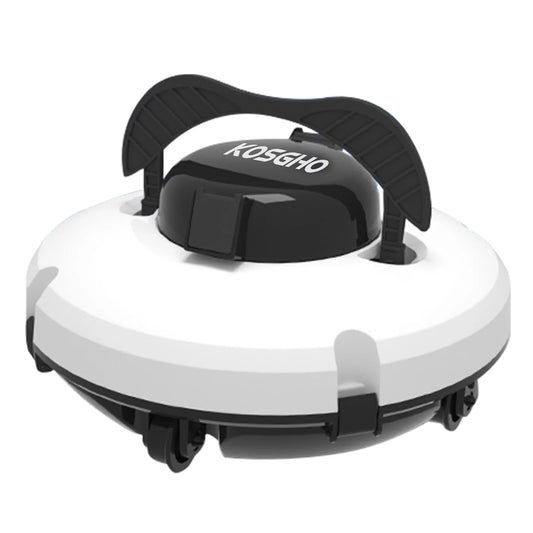 Cordless Robotic Pool Cleaner Pool with Dual Motors Self Parking for Flat Ground Pools