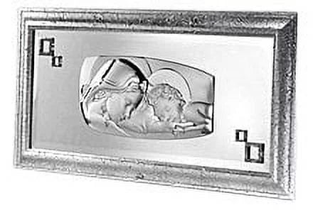 Debora Carlucci Guardian Angels Wall Frame Made with 925 Siver and Swarovski Crystal