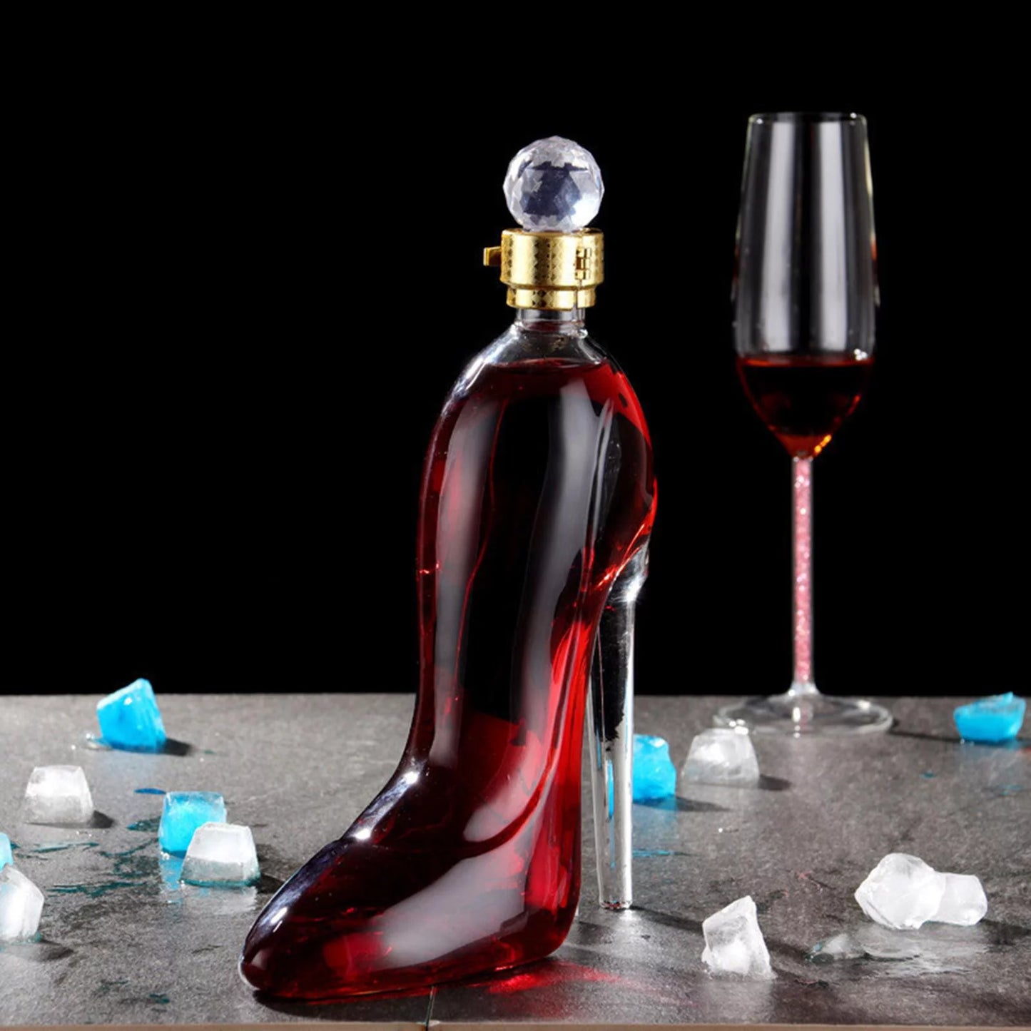High-heeled Shoes Shape Whisky Decanter Bottle Dispenser
