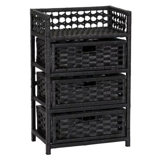 Household Essentials Paper Rope 3-Drawer Chest