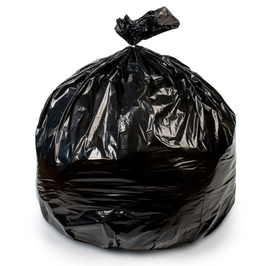 Colonial Bag 2X Heavy Duty Trash Bag, Black, 45 gal., 1.8 mil (CS/100)