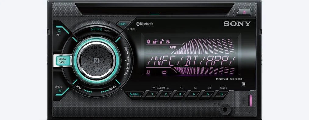Sony WX900 Double-DIN CD  Receiver with Bluetooth /NFC