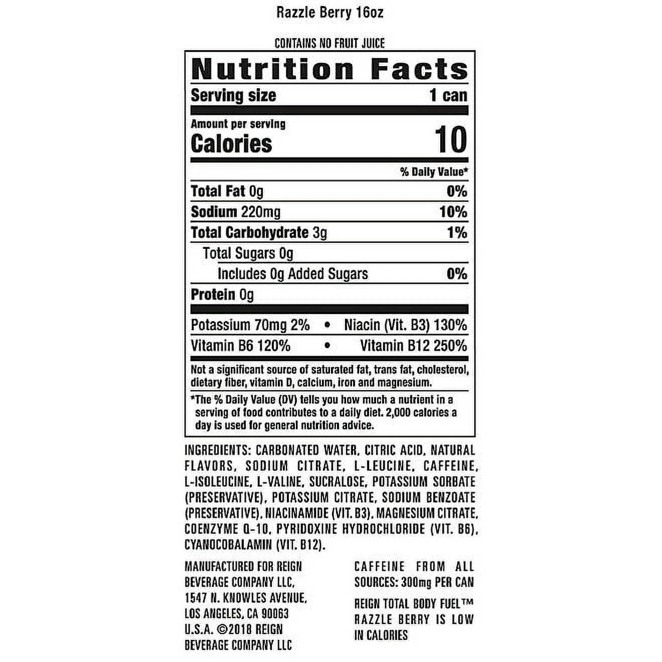 reign total body fuel razzle berry 16oz 12pk