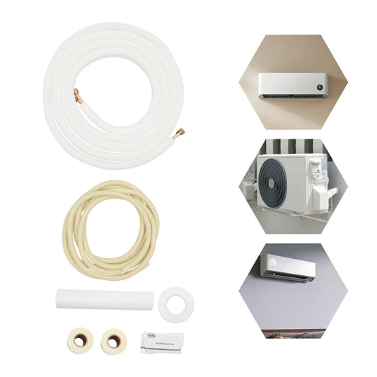 Mini Copper Ductless Split Line Set Accessory Kit High-quality 1/4''x3/8''x16 ft