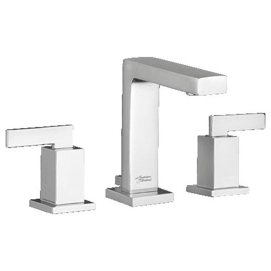 American Standard Times Square Widespread 2-Handle Bathroom Faucet with Drain in Polished Chrome