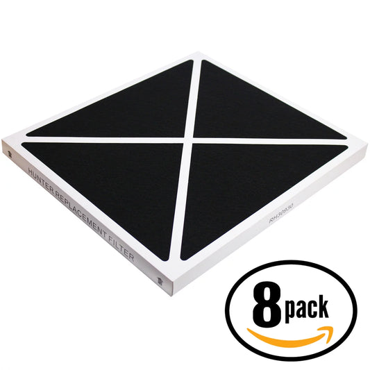 8-Pack Replacement Hunter 30256 Air Purifier Filter - Compatible Hunter 30930 Air Filter