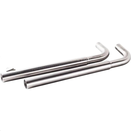 British Customs BC902-056-BR Drag Performance Tip Exhaust - Brushed