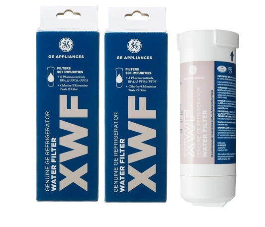 2 Pack Fit XWF Compatitable XWF Appliances Refrigerator Water Filter White