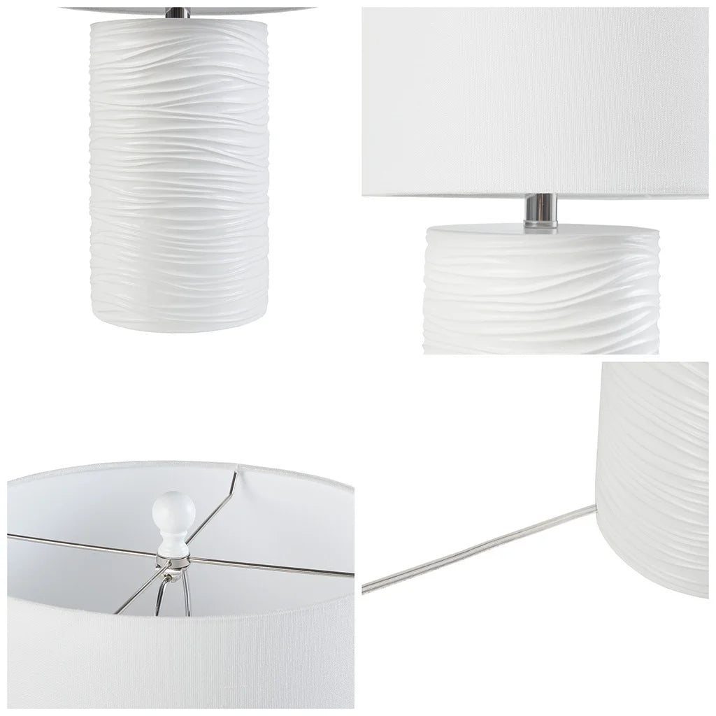 MAICOSY Crewe Textured Resin Table Lamp