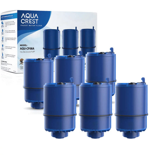 AQUACREST Replacement Faucet Water Filter for Pur RF-9999 , Pur PLUS(6 Pack)