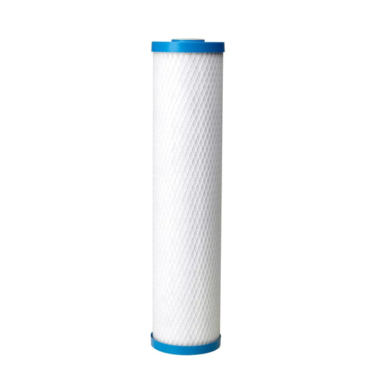Pentair Pentek ChlorPlus20BB 20 Big Blue Whole House Carbon Block Chloramine Water Filter - 1 Micron