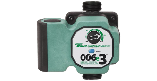 Taco 006-E3 - High-Efficiency 1 ECM Circulator Pump for Home Heating Systems