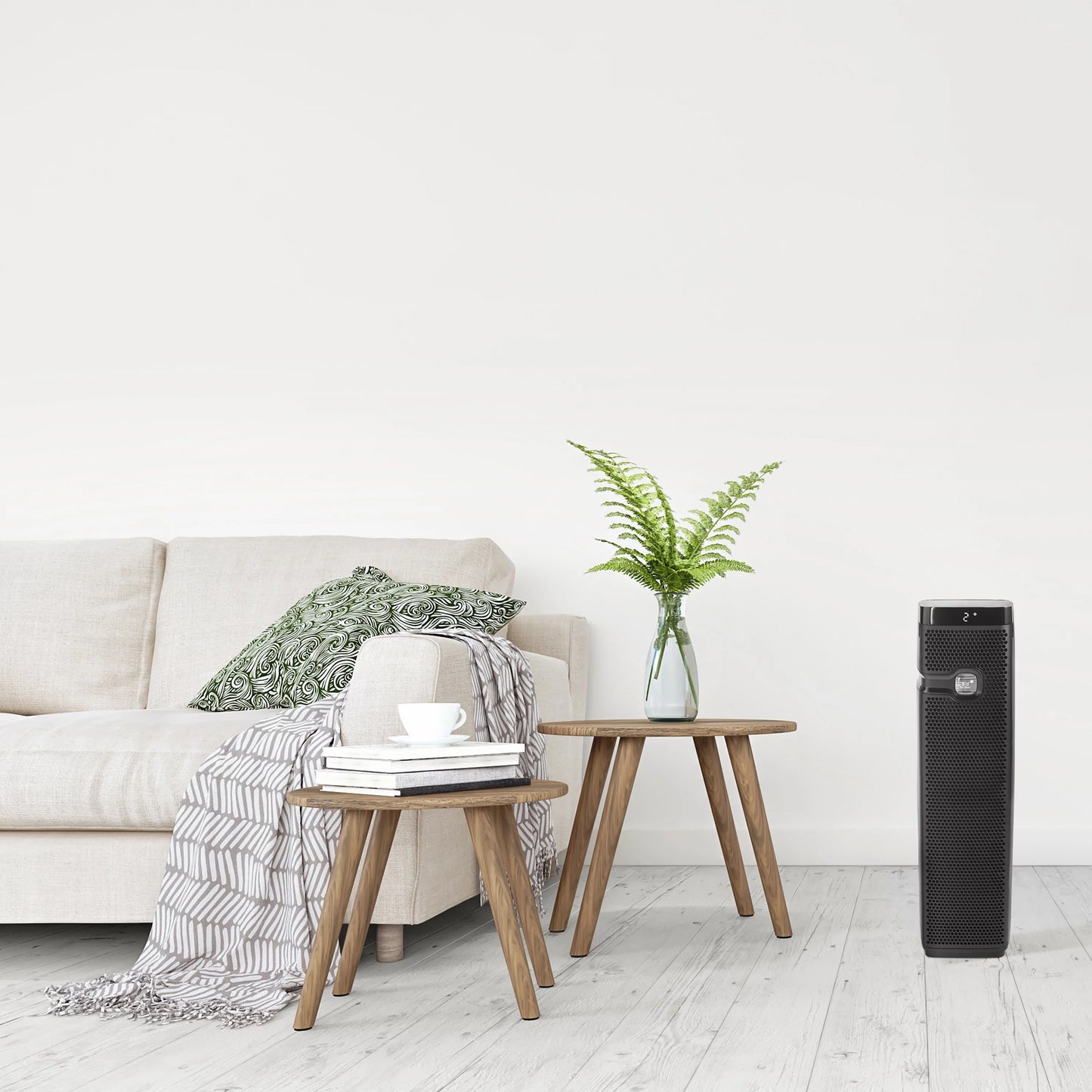 Bionaire Air Purifier Large Tower Cap Touch, Black