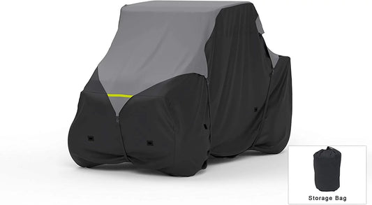 Weatherproof UTV Cover Compatible with 2000 E-z-go Textron Pc-952 Electric - Outdoor & Indoor - Water, Snow, Sun - Built-in Securing Straps - Trailerable - Includes Free Storage Bag
