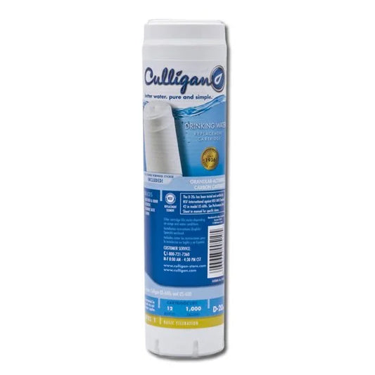 Package Of 6 Culligan D-20A Under Sink Replacement Water Filter