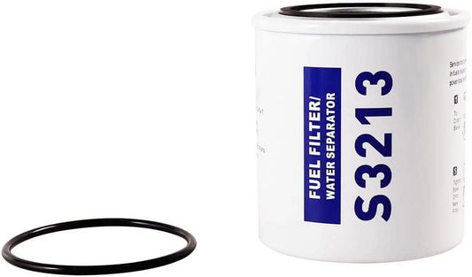 S3213 Fuel Filter Marine Fuel Water Separator Replacement for Marine Outboard Motor Mercury Replaces# 35-60494-1, S3213, 18-7932-1, 18-17928, 35-809097