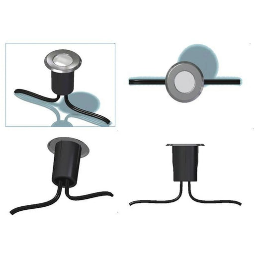 Living Accents A-DL-6 Plug-In LED Deck Light, 1.8 W