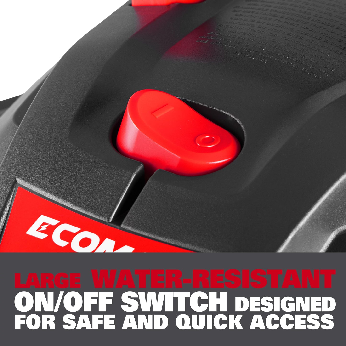 Ecomax 10 Gal 4HP Poly Wet/Dry Vac