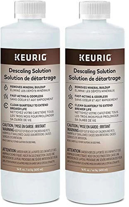 Keurig Descaling Solution Brewer Cleaner, Includes 28 oz. Descaling Solution, Compatible with Keurig Classic/1.0 & 2.0 K-Cup Pod Coffee Makers (28 oz)