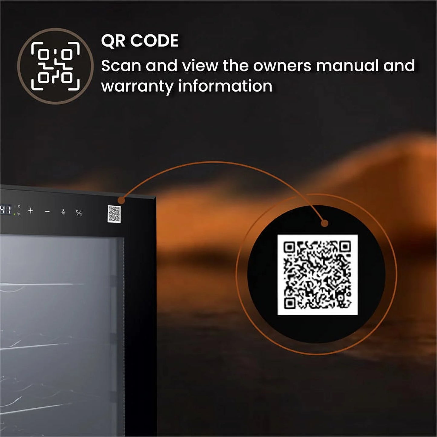 Equator 32 Bottle Wine Refrigerator in Black