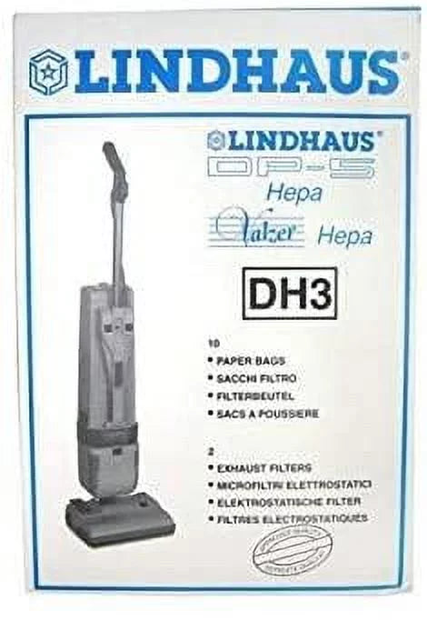 Lindhaus Valzer DH3 HEPA Vacuum Bags