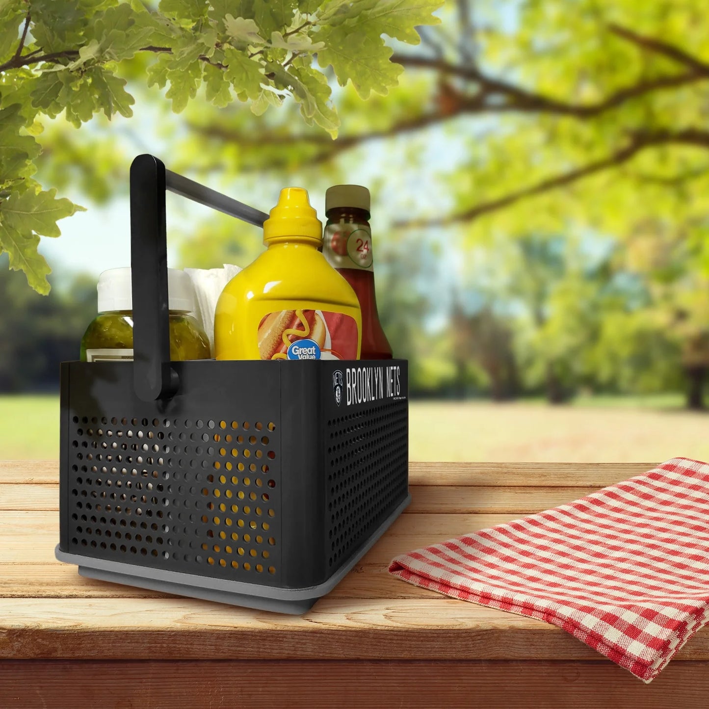 Brooklyn Nets 9 x 8.5 Tailgate Caddy