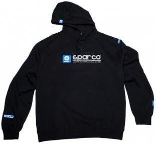 Sparco SP03100NR0XS WWW XS Black Hooded Sweatshirt