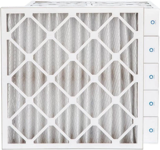 20X20x4 MERV 11, MPR 1000 Pleated Furne 4 Air Filters By Pamlico. Case Of 6. Ext Size: 19-1/2 X 19-1/2 X 3-3/4