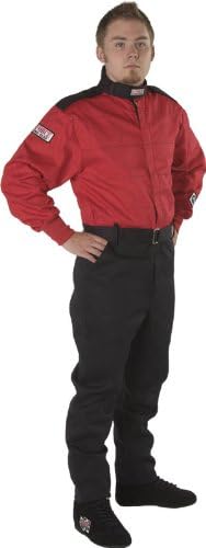 G-Force 4125LRGRD GF 125 Red Large Single Layer Racing Suit