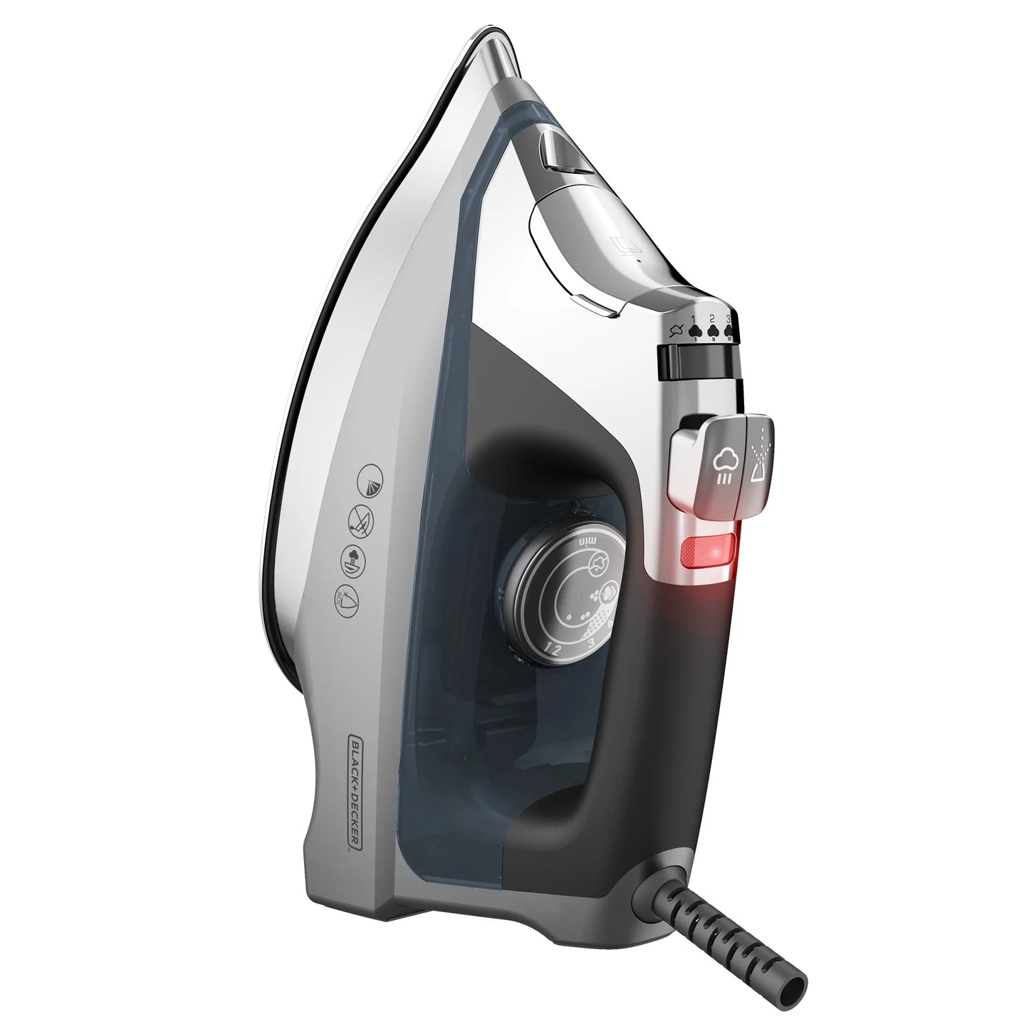 BLACK+DECKER Allure Digital Clothing Iron, Stainless Soleplate D3030