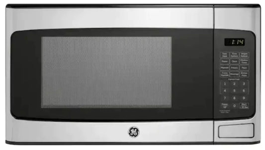 GE 1.1 Cu. Ft. Capacity Countertop Microwave Oven (Stainless Steel)