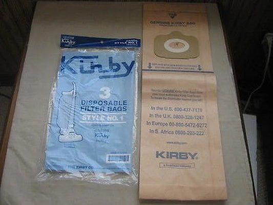 Genuine Kirby Vac Style No. 1 Tradition 19067903 OEM Upright Vacuum Cleaner Bags [18 Style 1 Bags]