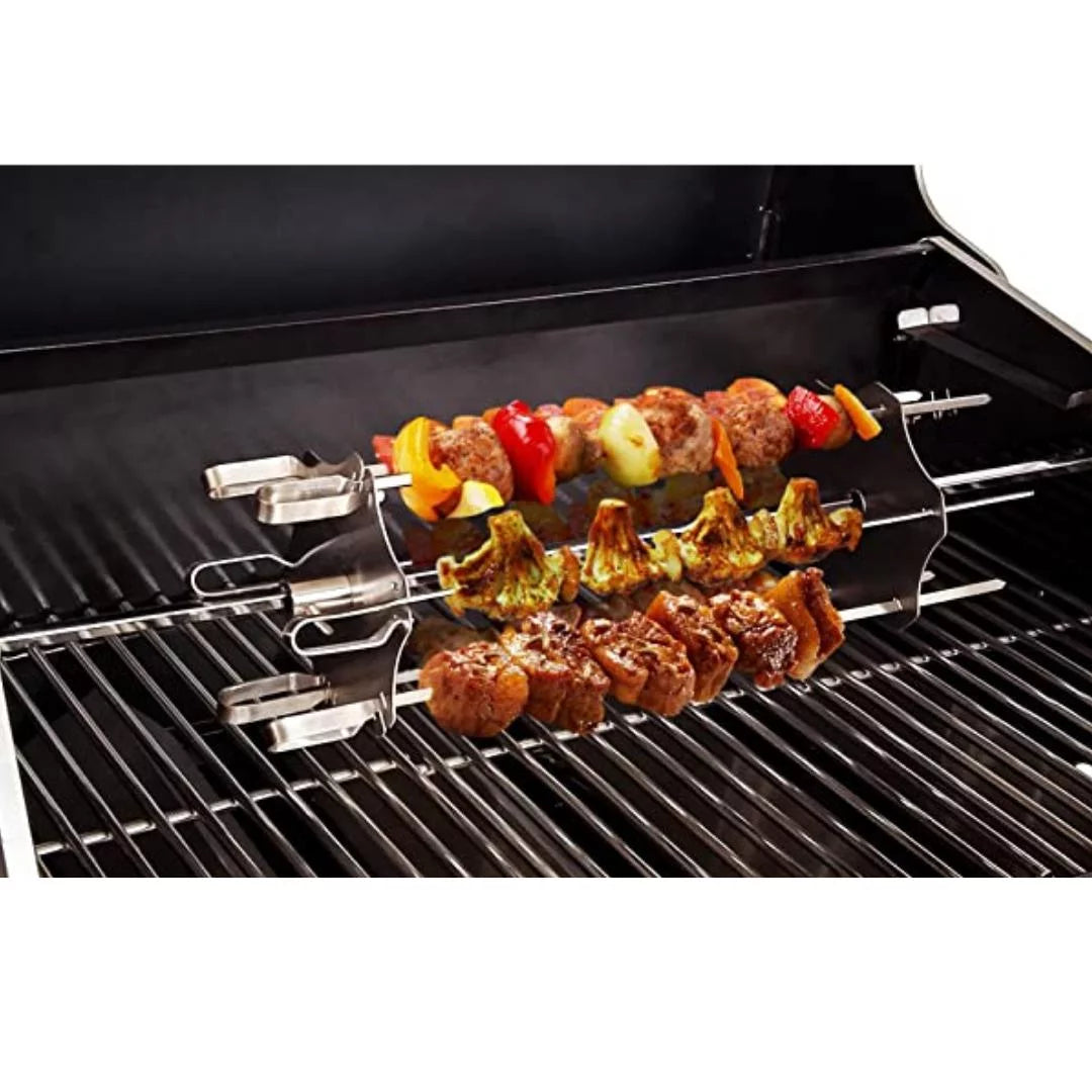 Lifespace Rotisserie Grill Skewer Set