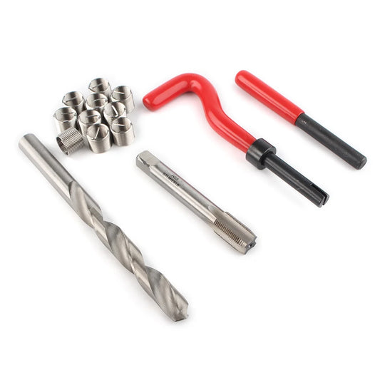 NS 15pcs M12x1.25 Thread Repair Insert Kit Helicoil Car Pro Coil Tool Tread Repair Metric Kit