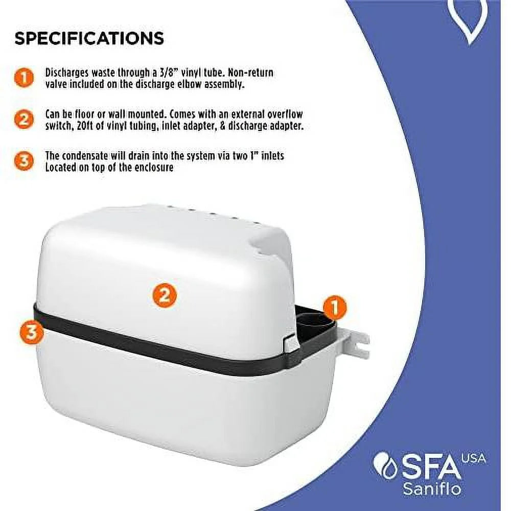 Sanicondens Condensate Pump - Residential &