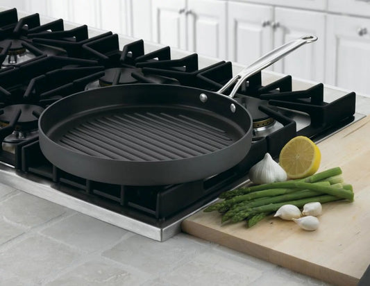 Cuisinart Chef'S Classic Non-Stick Hard Anodized 12 Round Grill Pan