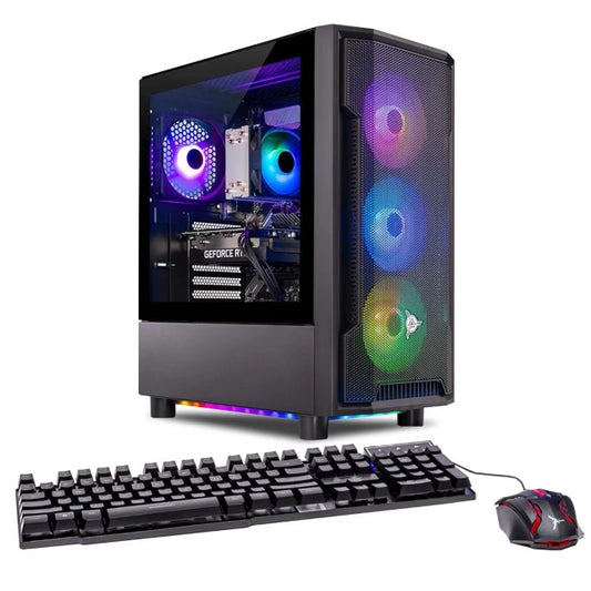 Skytech Shadow Gaming PC Desktop AMD Ryzen 5, NVIDIA RTX 3060, 1TB SSD, 16GB RAM, Windows 11