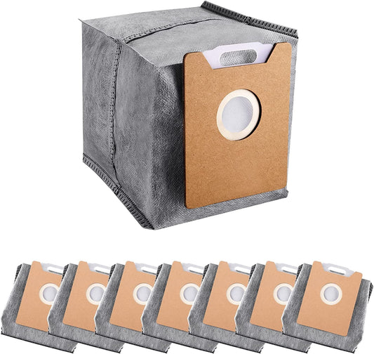 8 Pack Dust Bag for eufy G40+ / G40 Hybrid+ Robot Vacuum, Deordorizing Replacement Bag for Self-Empty Station, 3.2L Large Capacity Disposal Bag RoboVac Accessory